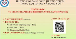 DANH SÁCH THI APTIS NGÀY THI 03/04/2022